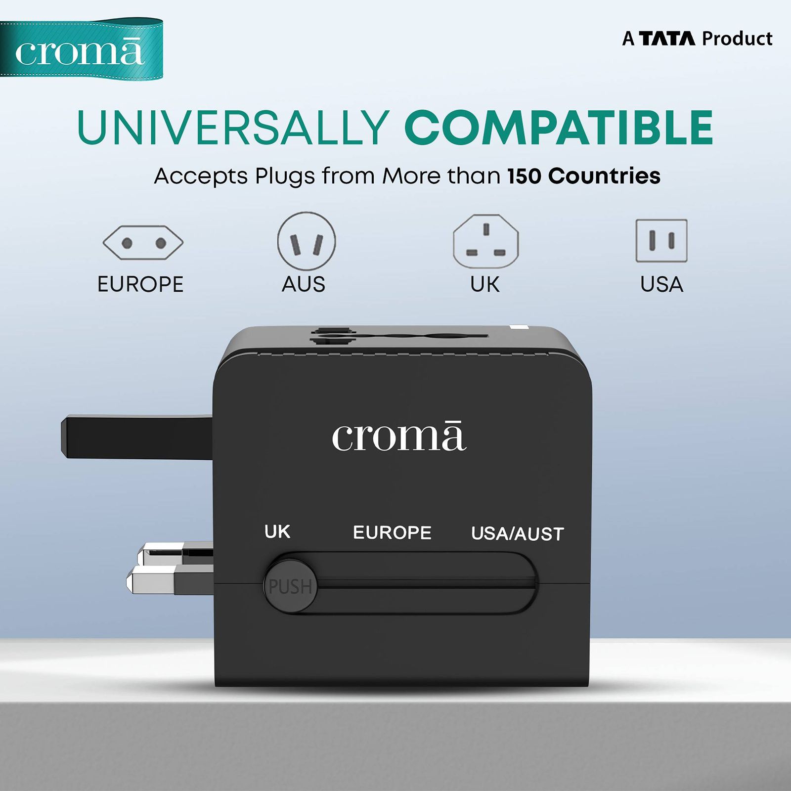 universal travel adapter in croma